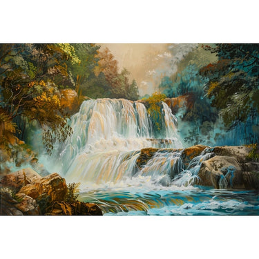canvas with Waterfalls
